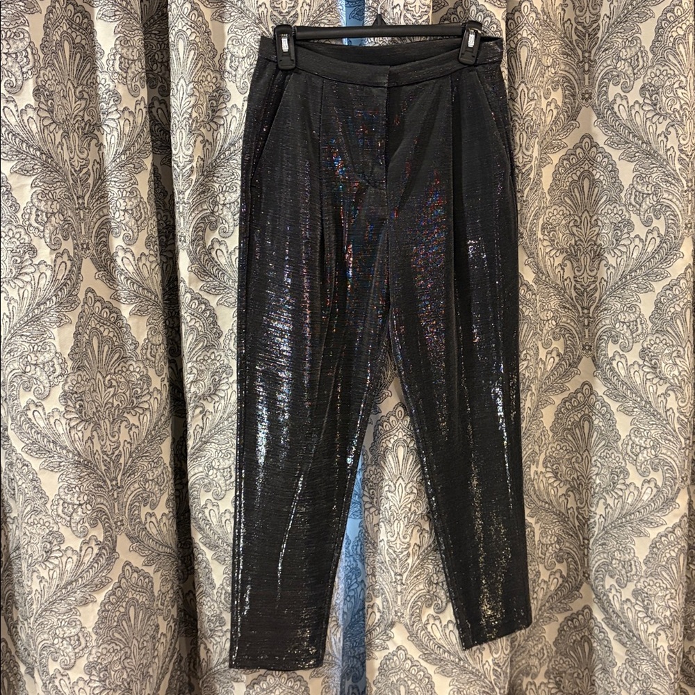 GLOSSY “LIQUID” metallic pants
